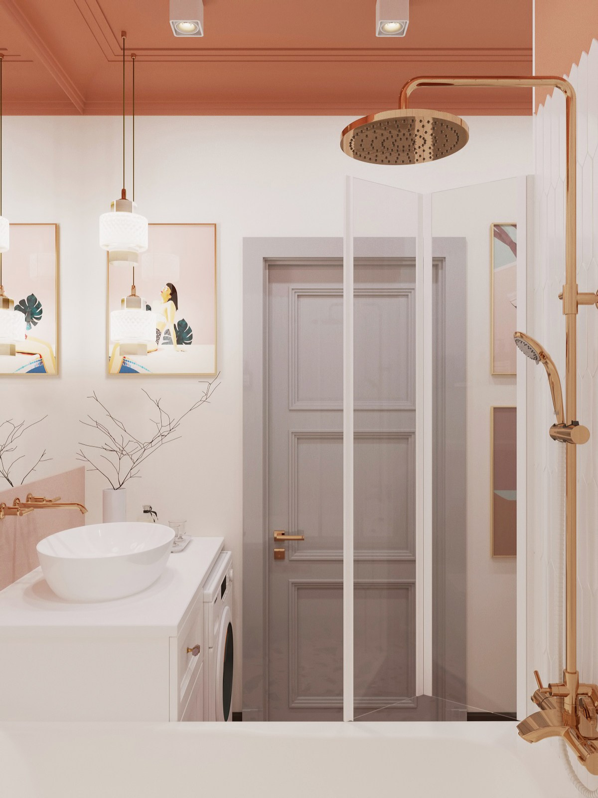 Квартира для девушки в ЖК Счастье. Москва. Дизайнер интерьера Троилова Арина