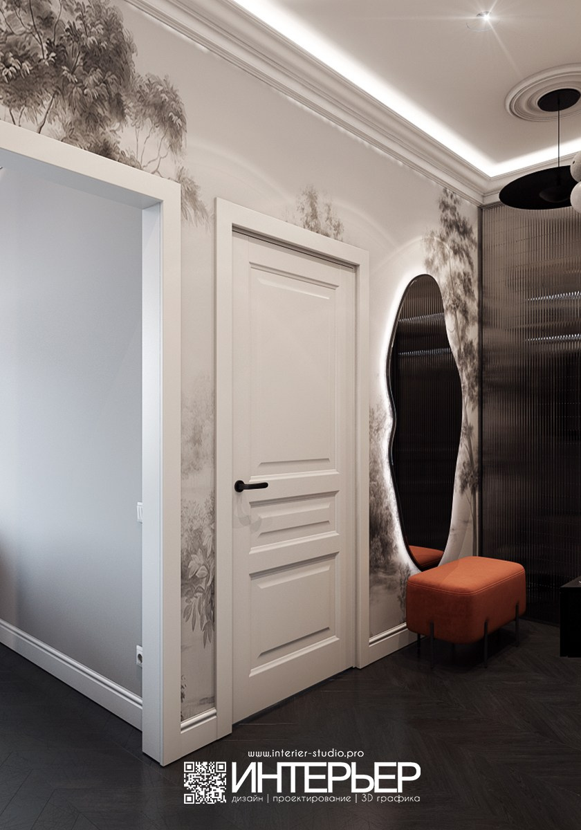 Виталий и Александра. Квартира ЖК «Курортный». Дизайн интерьера, 3D визуализация и 3D моделирование. Создание проектов и чертежей. КМВ: Кисловодск, Пятигорск, Ессентуки и удаленно