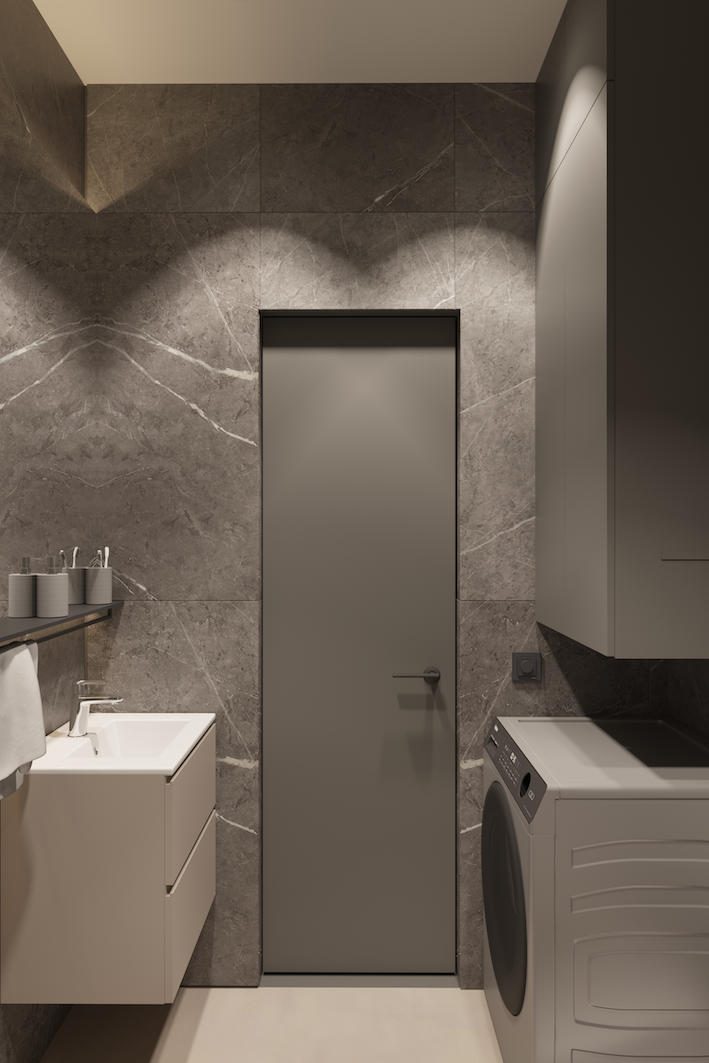 Однушка со сложной геометрией помещения