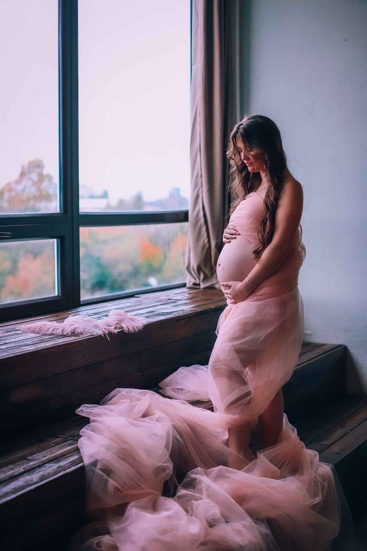 В ожидании чуда… Анастасия. Фотограф беременности и семейных историй Эльвира Акарибе в городе Краснодар!