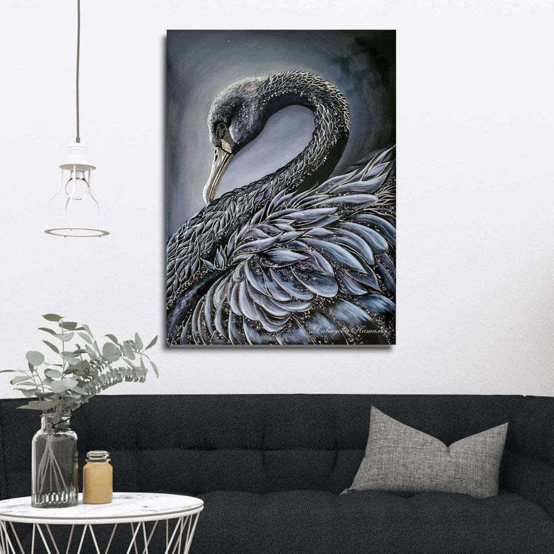 Черный лебедь. Художник