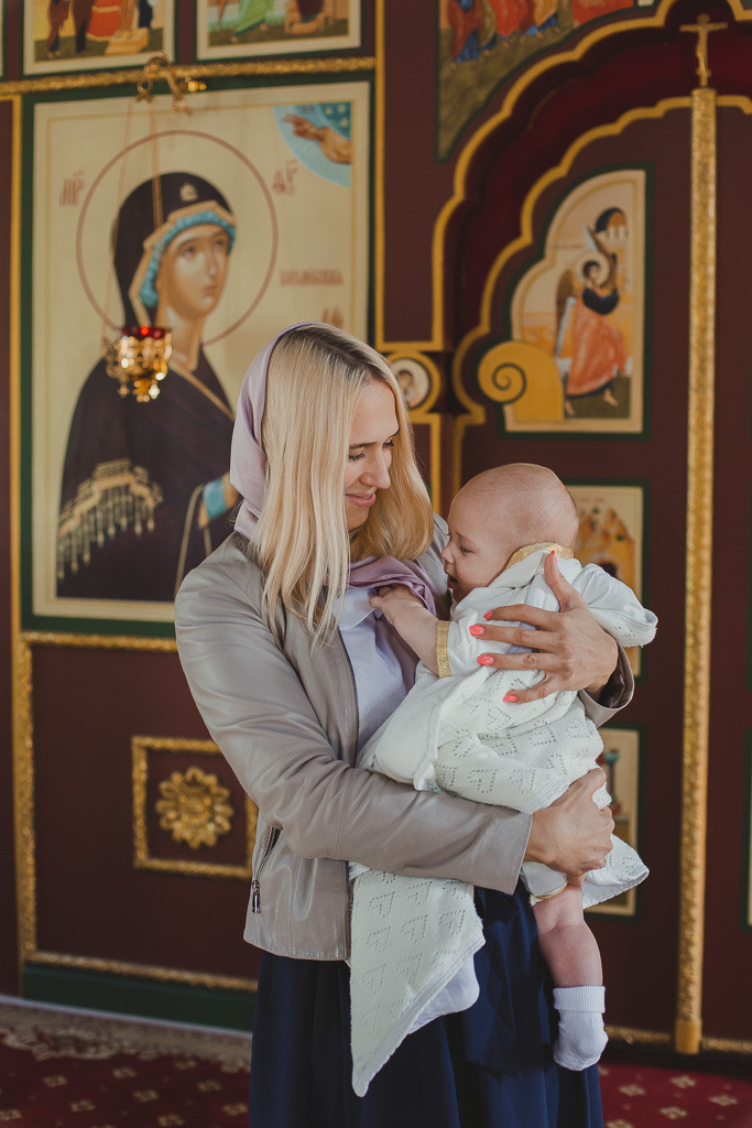 Крещение Михаила. Семейный фотограф Николаева Ольга