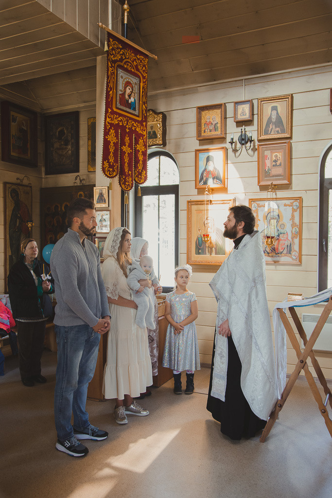 Крещение Михаила. Семейный фотограф Николаева Ольга