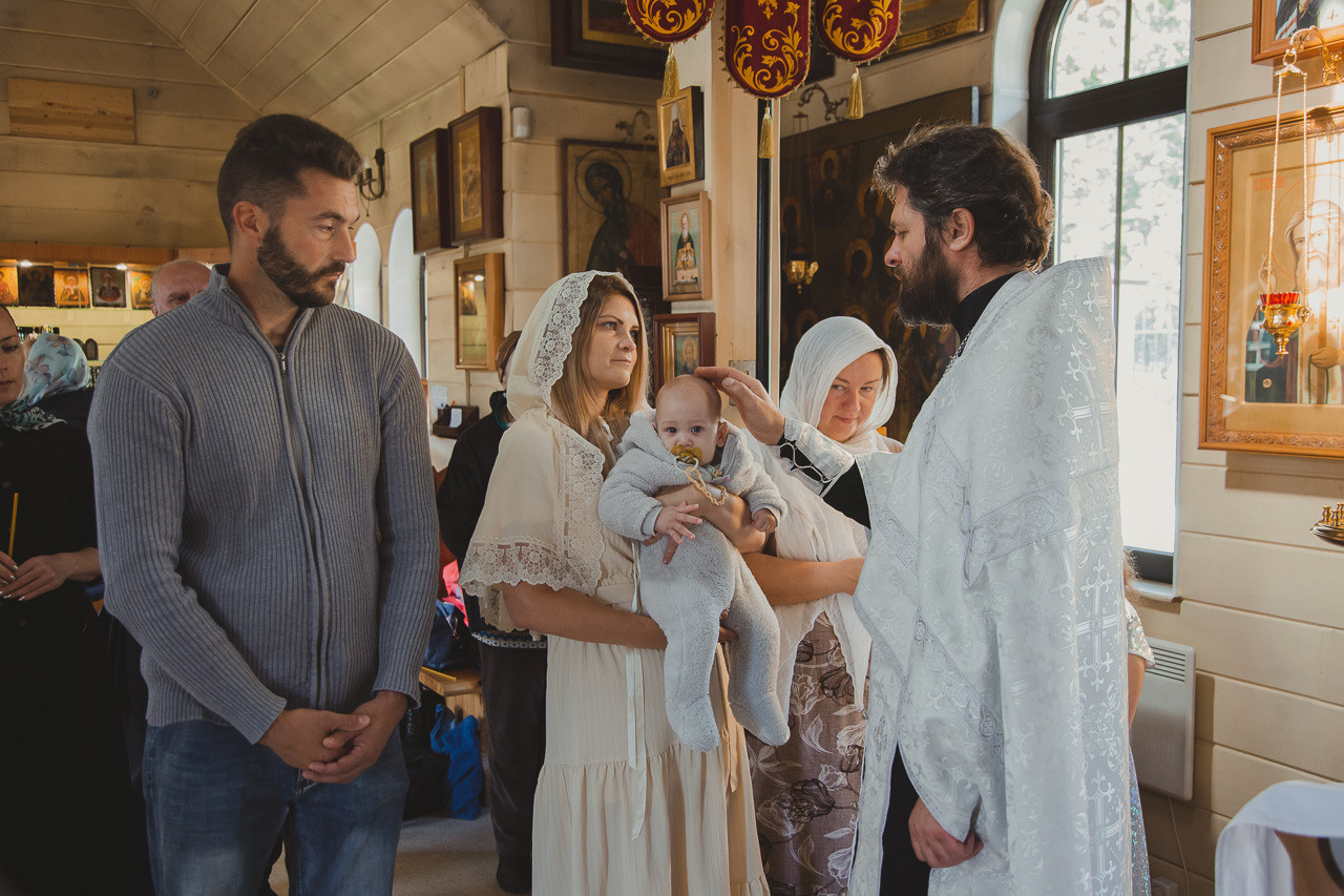 Крещение Михаила. Семейный фотограф Николаева Ольга
