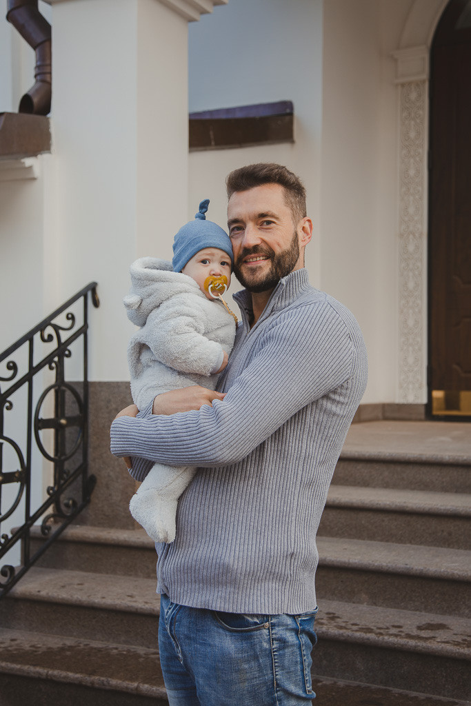 Крещение Михаила. Семейный фотограф Николаева Ольга