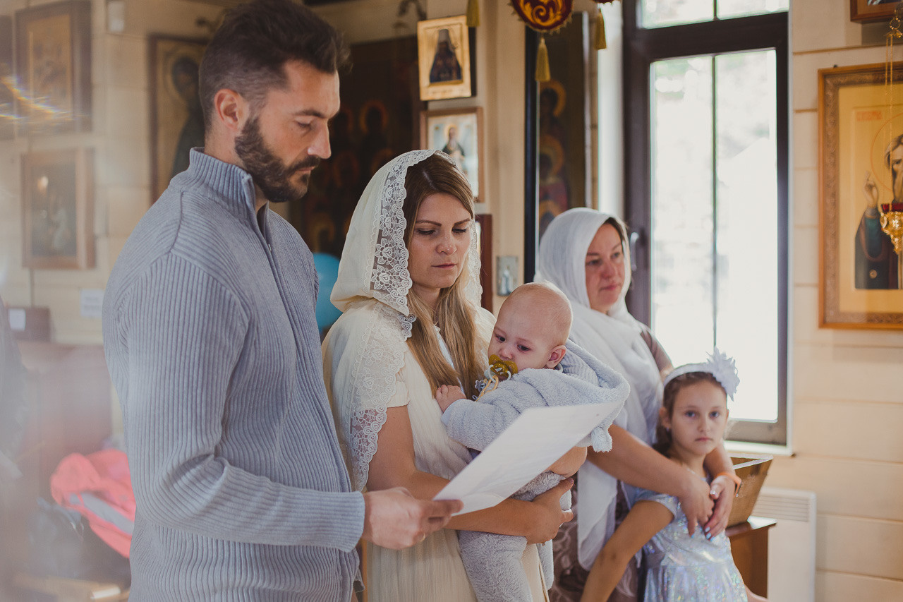 Крещение Михаила. Семейный фотограф Николаева Ольга