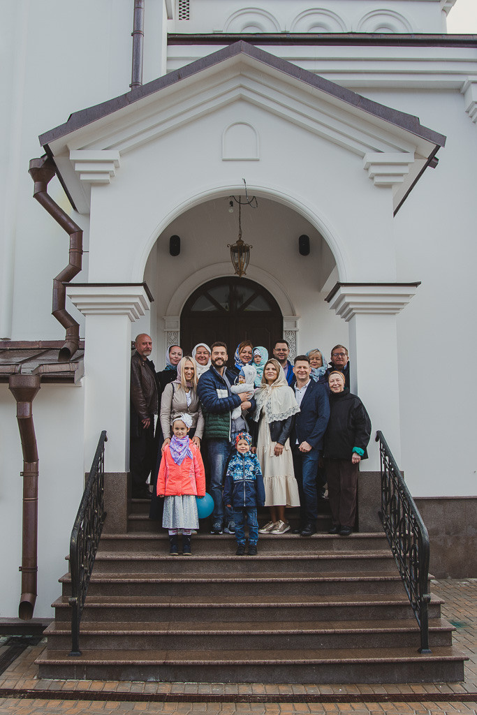 Крещение Михаила. Семейный фотограф Николаева Ольга