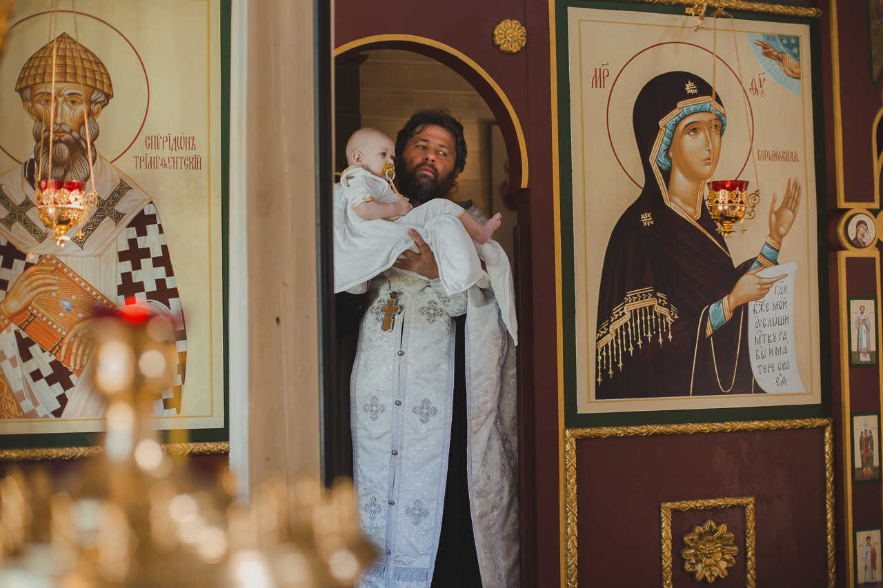 Крещение Михаила. Семейный фотограф Николаева Ольга