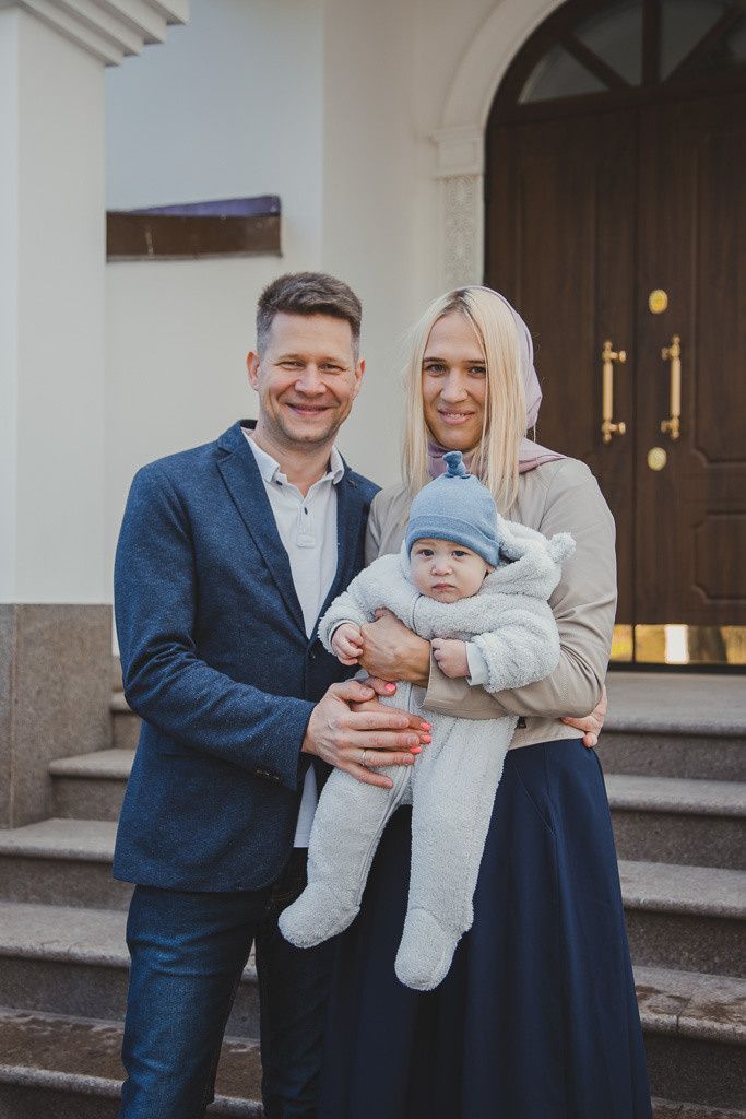 Крещение Михаила. Семейный фотограф Николаева Ольга