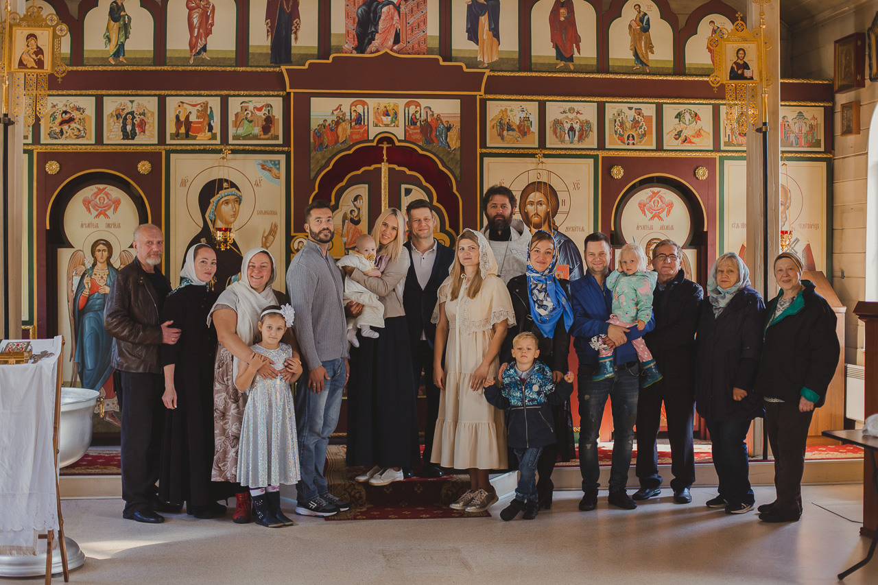 Крещение Михаила. Семейный фотограф Николаева Ольга