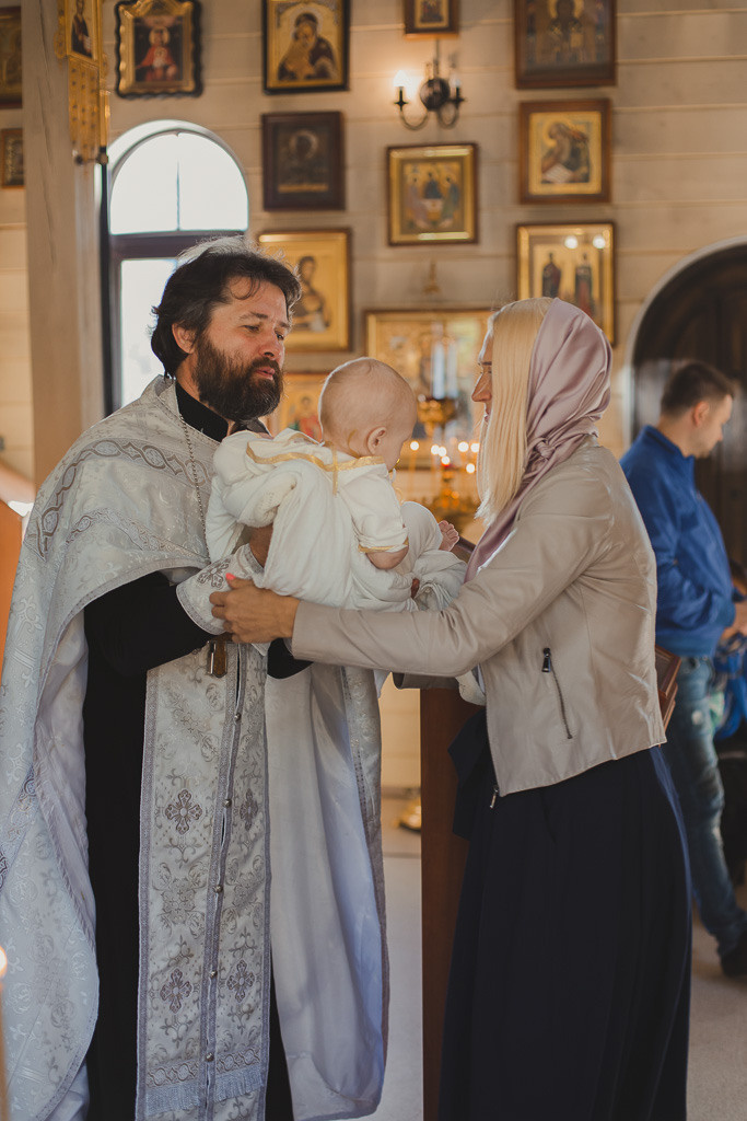 Крещение Михаила. Семейный фотограф Николаева Ольга