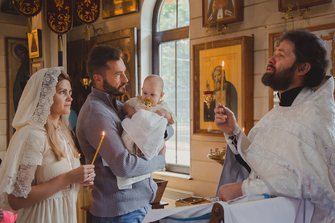 Крещение Михаила. Семейный фотограф Николаева Ольга