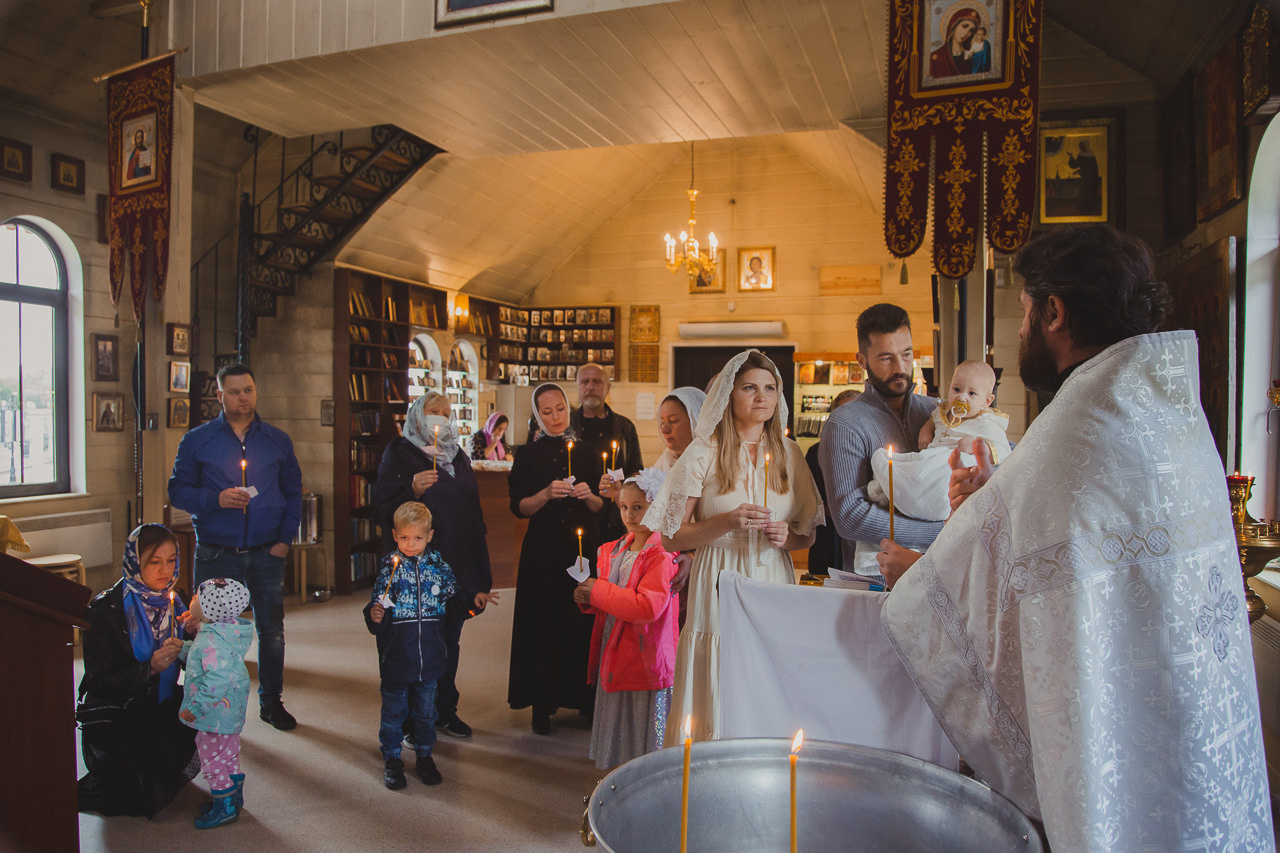 Крещение Михаила. Семейный фотограф Николаева Ольга