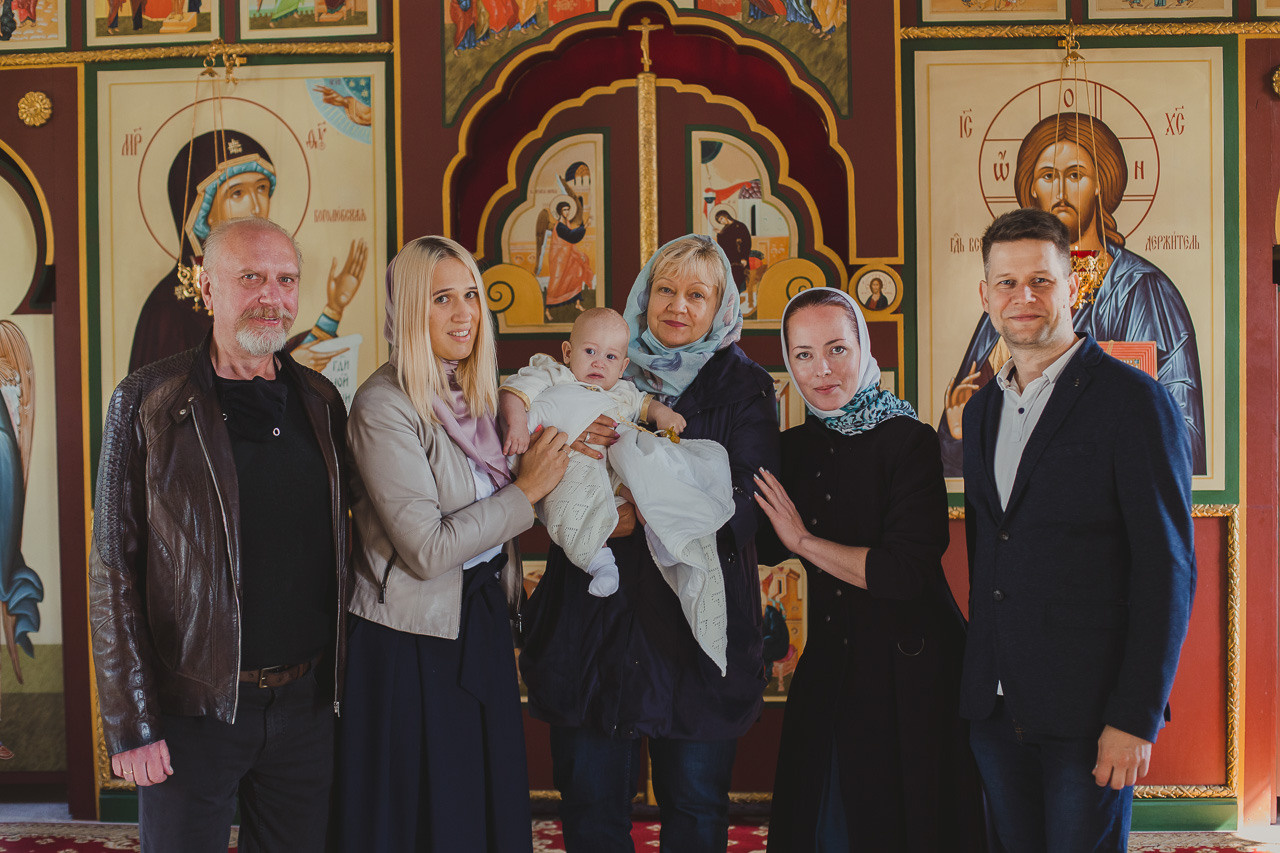 Крещение Михаила. Семейный фотограф Николаева Ольга