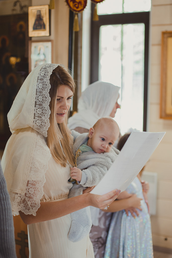 Крещение Михаила. Семейный фотограф Николаева Ольга