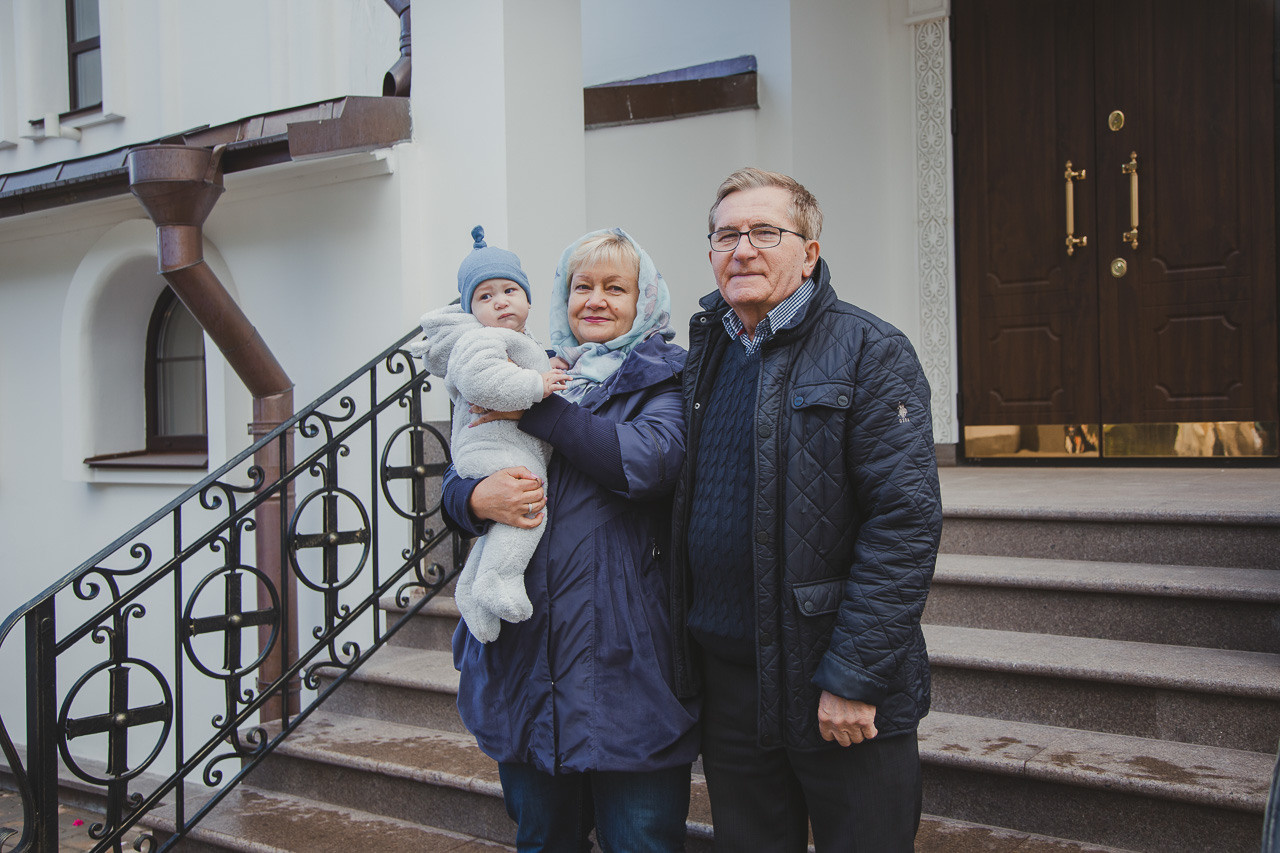 Крещение Михаила. Семейный фотограф Николаева Ольга