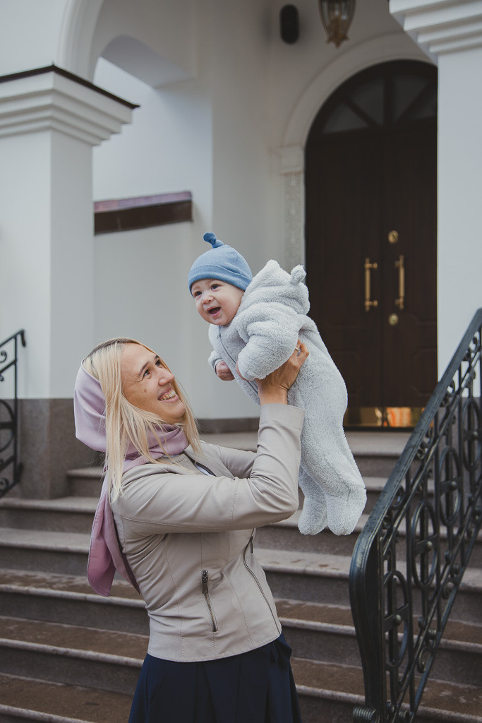 Крещение Михаила. Семейный фотограф Николаева Ольга