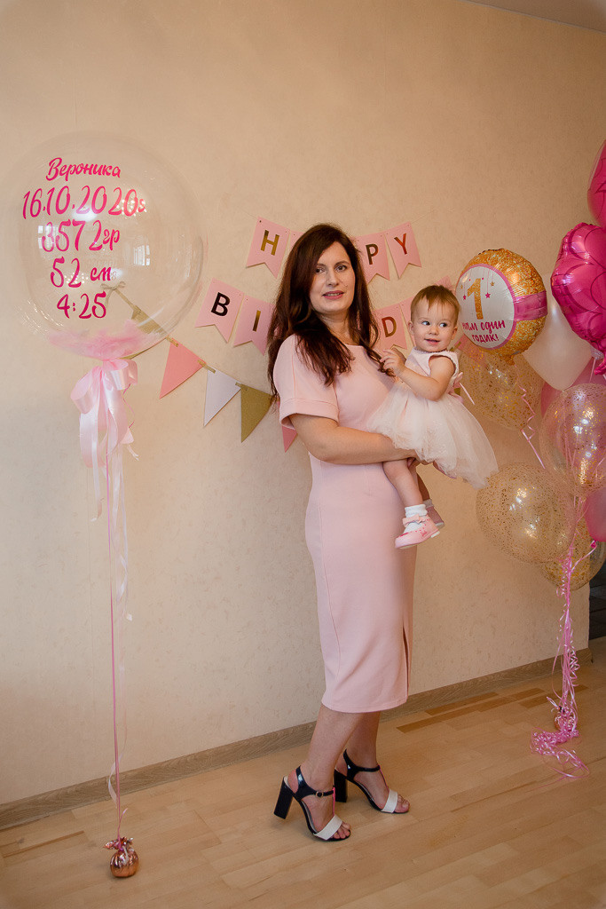 Годовасие Вероники. Семейный фотограф Николаева Ольга