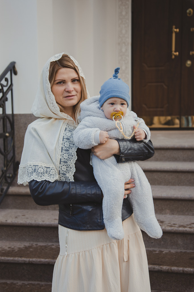 Крещение Михаила. Семейный фотограф Николаева Ольга