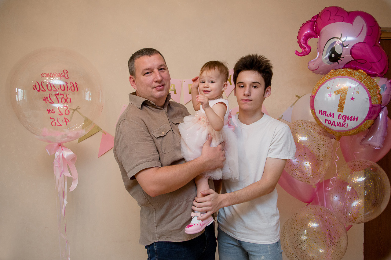 Годовасие Вероники. Семейный фотограф Николаева Ольга