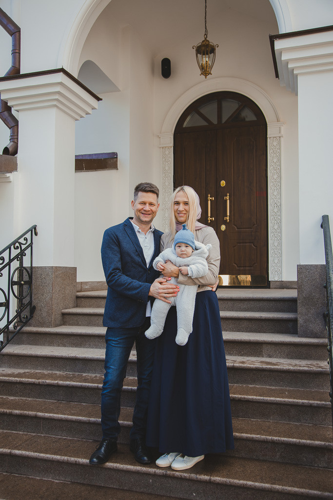 Крещение Михаила. Семейный фотограф Николаева Ольга