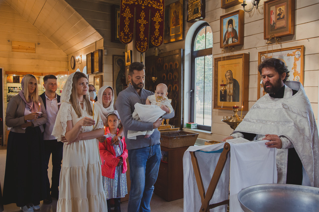 Крещение Михаила. Семейный фотограф Николаева Ольга