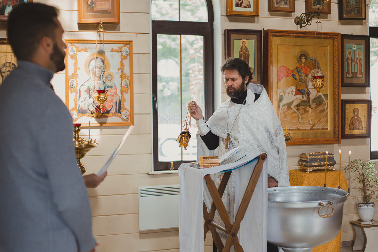 Крещение Михаила. Семейный фотограф Николаева Ольга