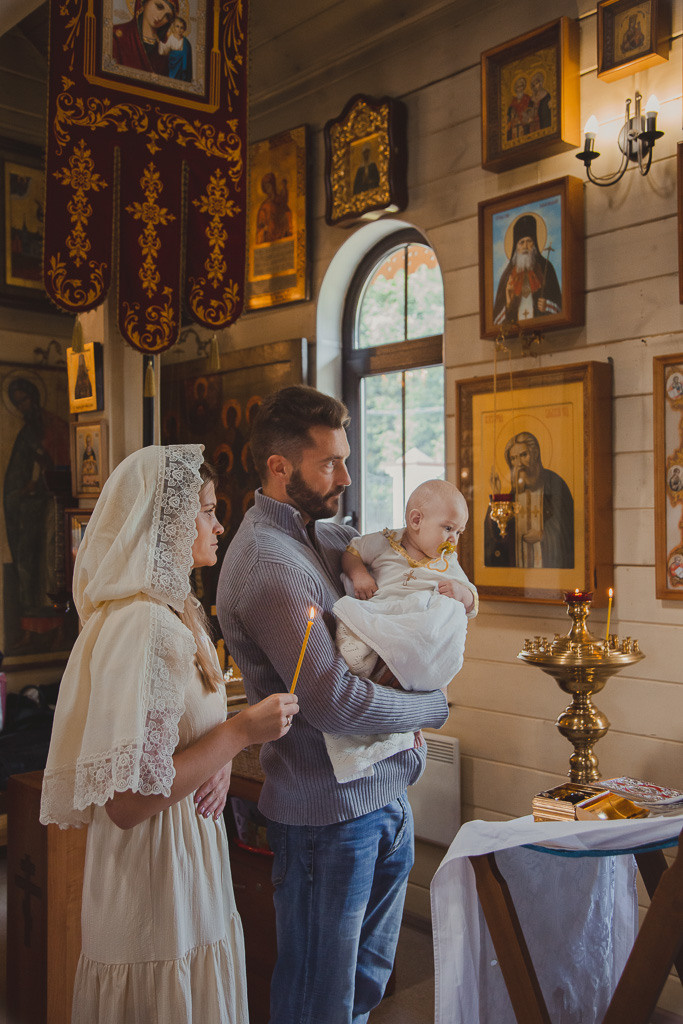 Крещение Михаила. Семейный фотограф Николаева Ольга