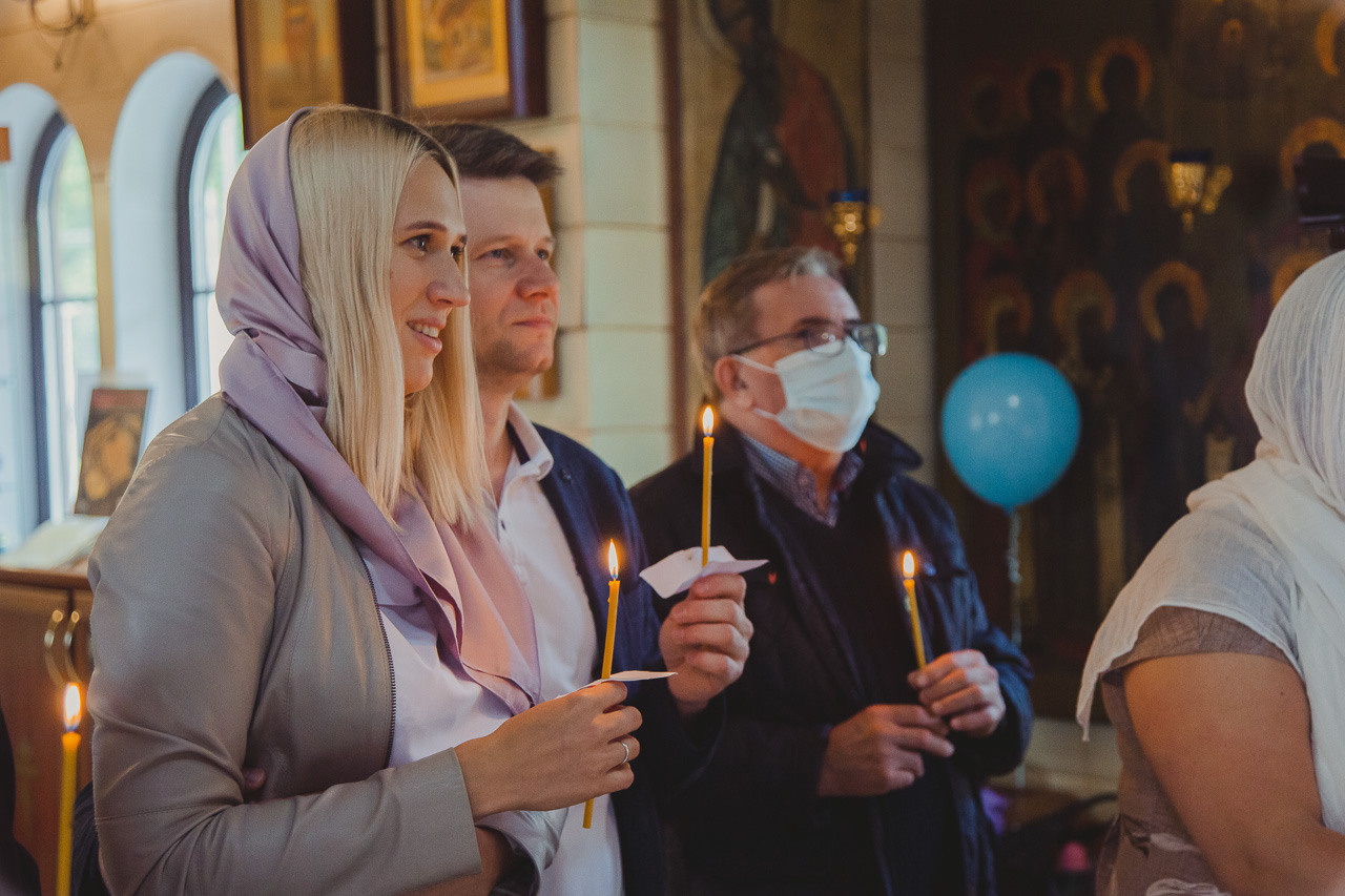 Крещение Михаила. Семейный фотограф Николаева Ольга