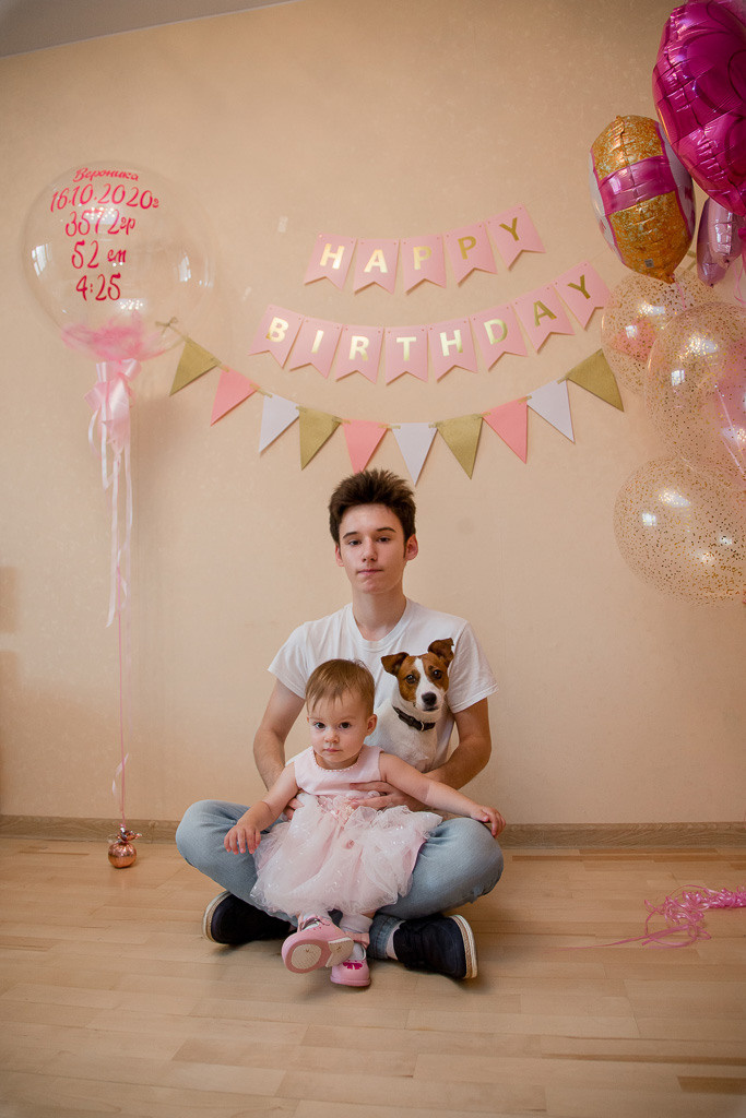 Годовасие Вероники. Семейный фотограф Николаева Ольга