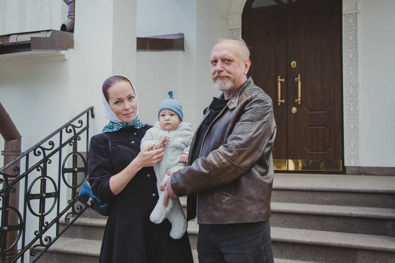 Крещение Михаила. Семейный фотограф Николаева Ольга
