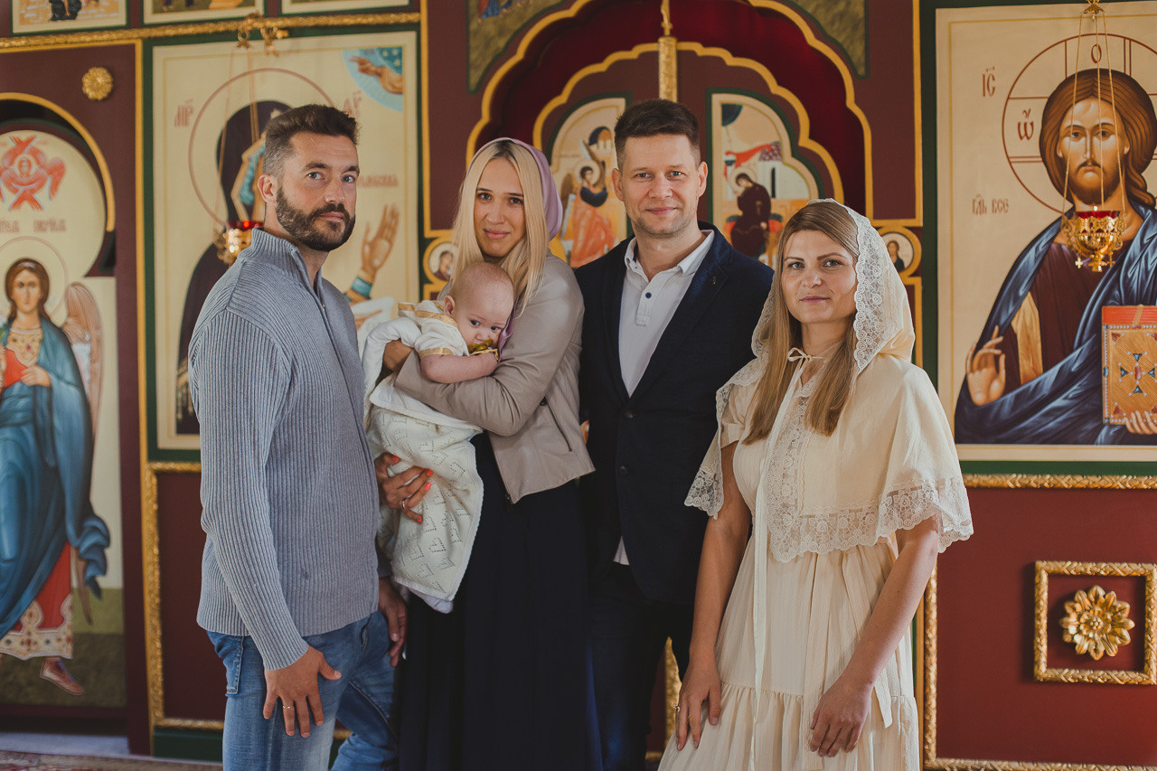 Крещение Михаила. Семейный фотограф Николаева Ольга