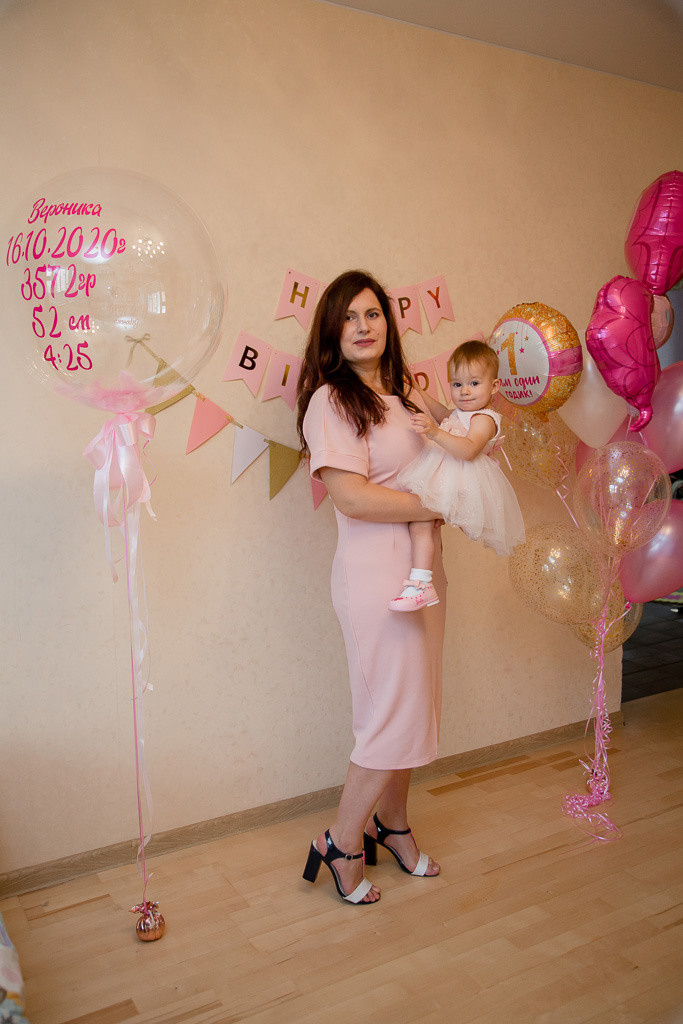 Годовасие Вероники. Семейный фотограф Николаева Ольга