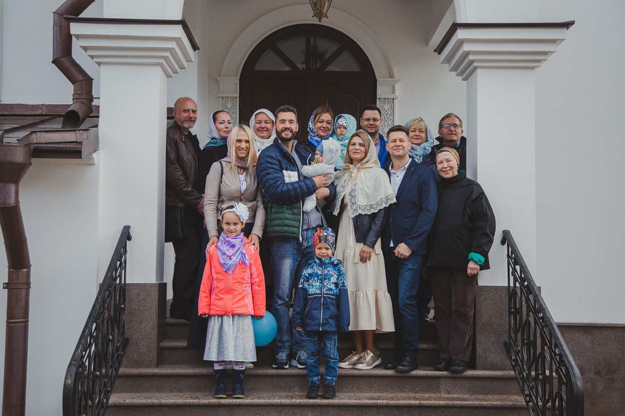 Крещение Михаила. Семейный фотограф Николаева Ольга