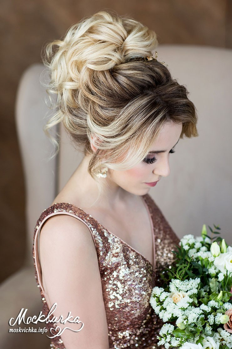 Свадебные образы. Прически и макияж на свадьбу, фотосессию, корпоратив от стилиста Кандаловой Елены в Москве, Домодедово