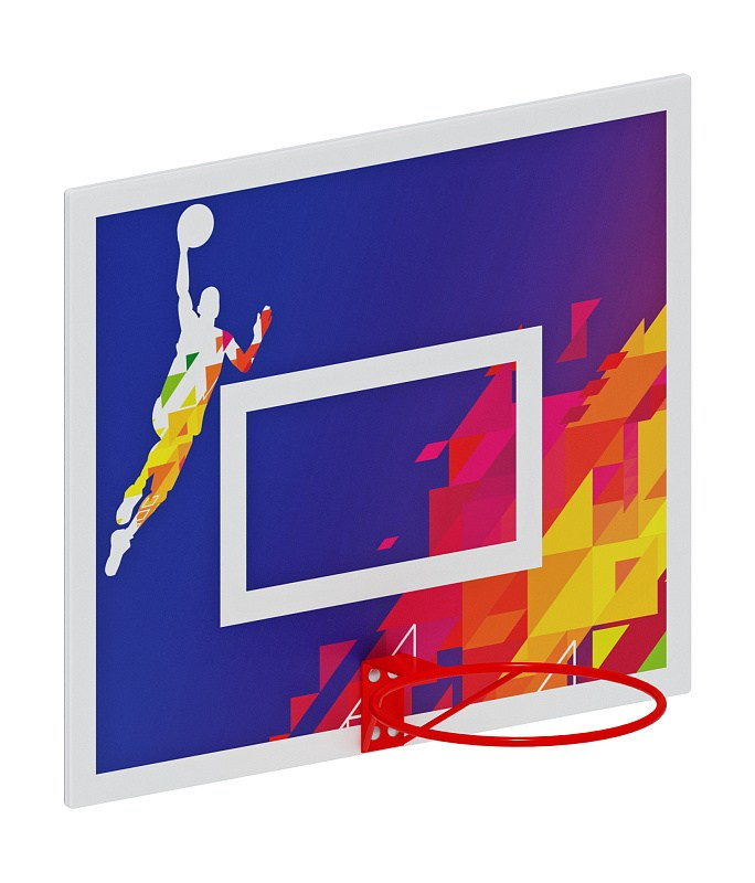 Щит баскетбольный (Баскетбол) - СО 2.70.01-01 Габариты (ШхДхВ): 1200x640x1000 Зона безопасности, мм: 4200х3580