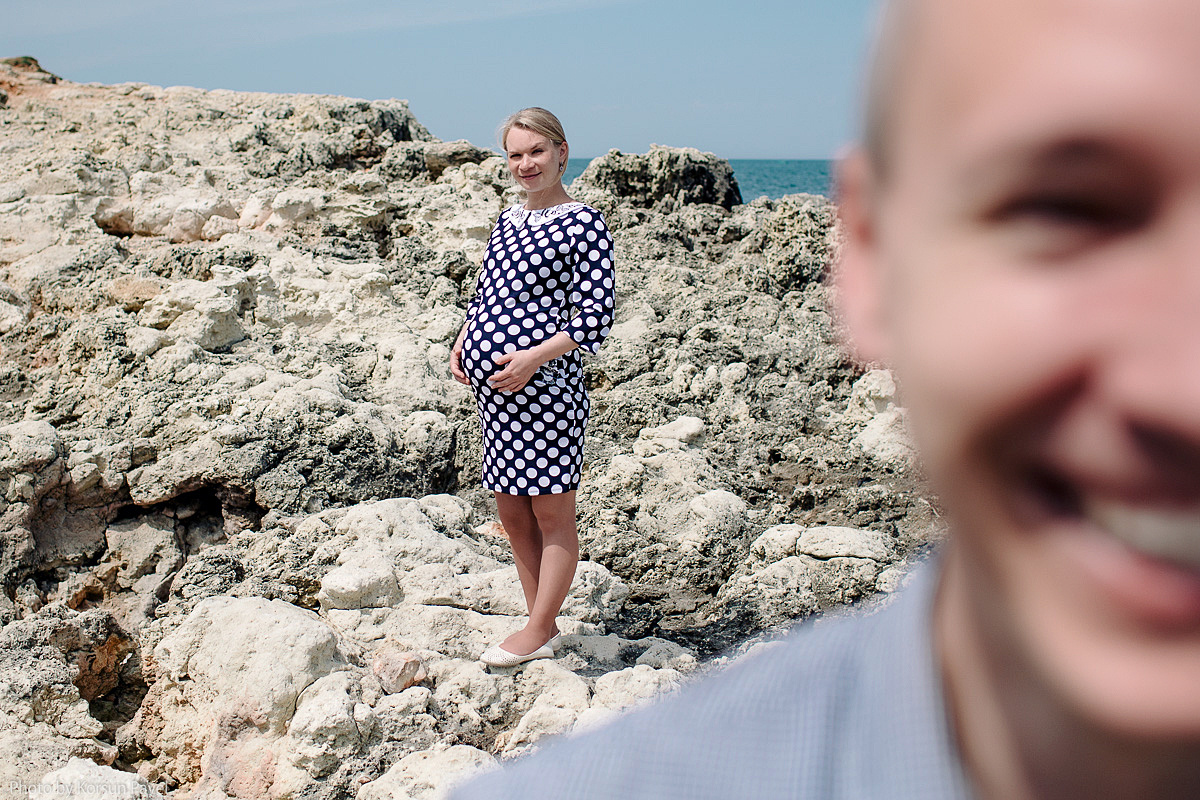 Семейная беременная фотосессия Оли и Лёши. Профессиональный фотограф в Крыму и Севастополе Павел Корсун