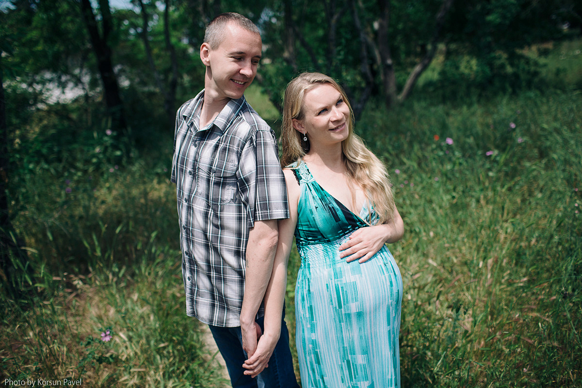 Семейная беременная фотосессия Оли и Лёши. Профессиональный фотограф в Крыму и Севастополе Павел Корсун