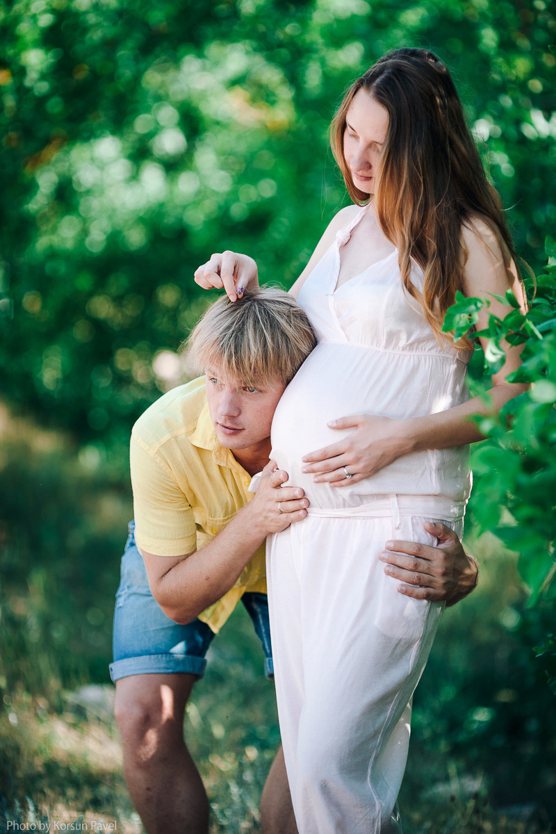 Семейная беременная фотосессия Даши и Серёжи. Профессиональный фотограф в Крыму и Севастополе Павел Корсун