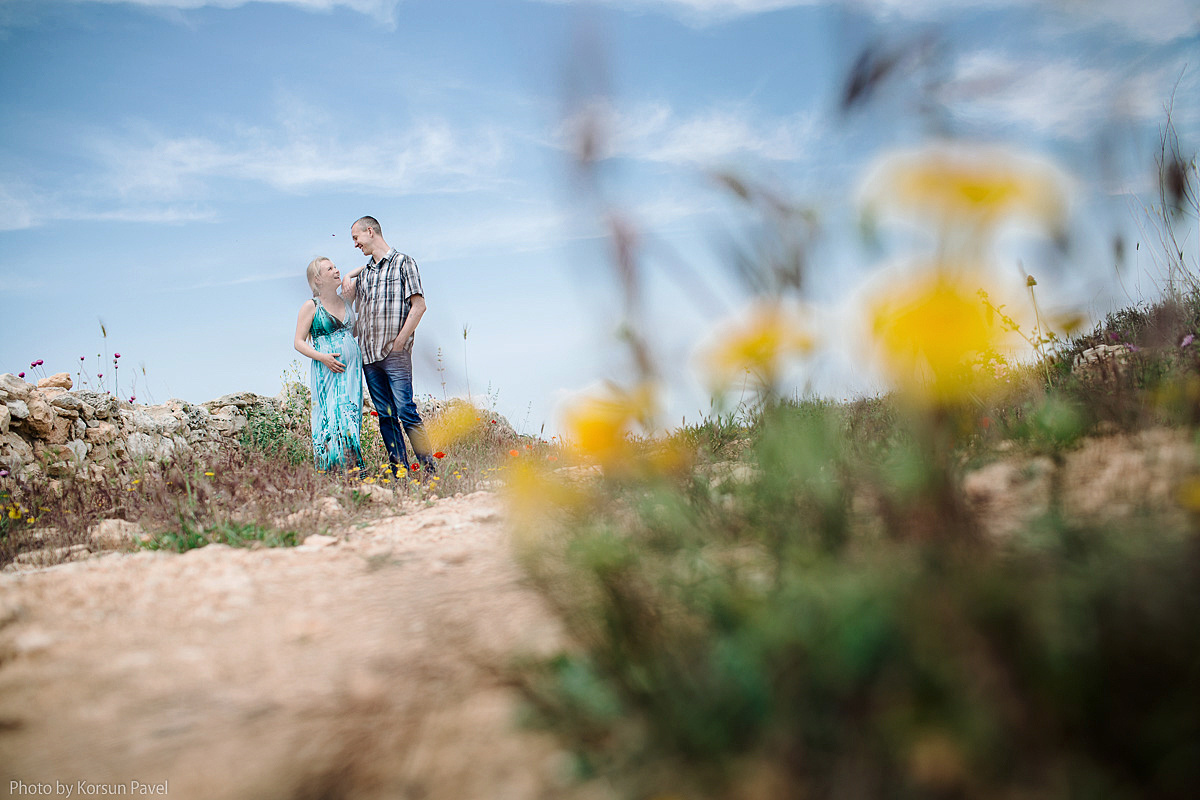 Семейная беременная фотосессия Оли и Лёши. Профессиональный фотограф в Крыму и Севастополе Павел Корсун