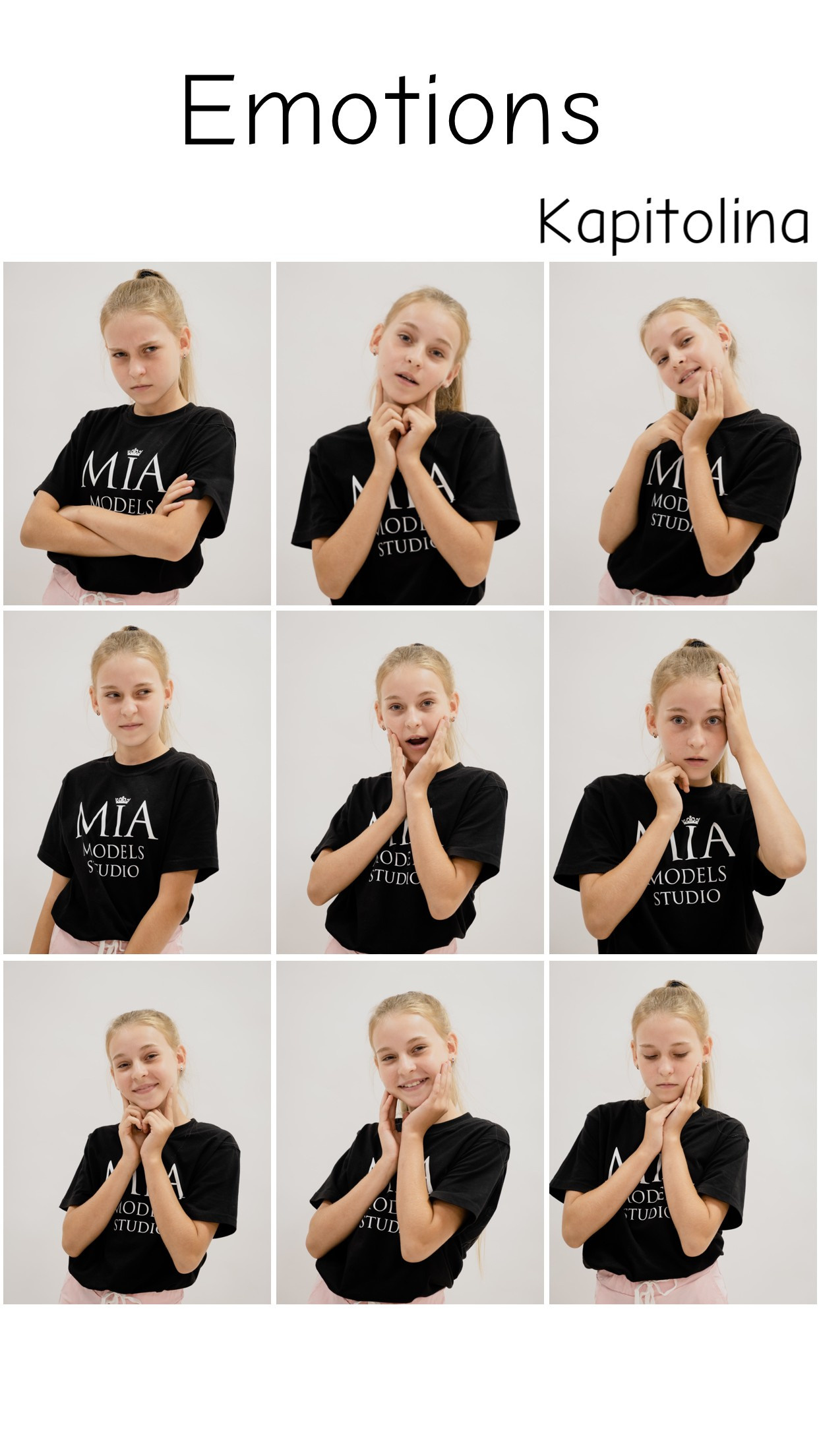 Карта ЭМОЦИЙ. Модельная студия MIA Models