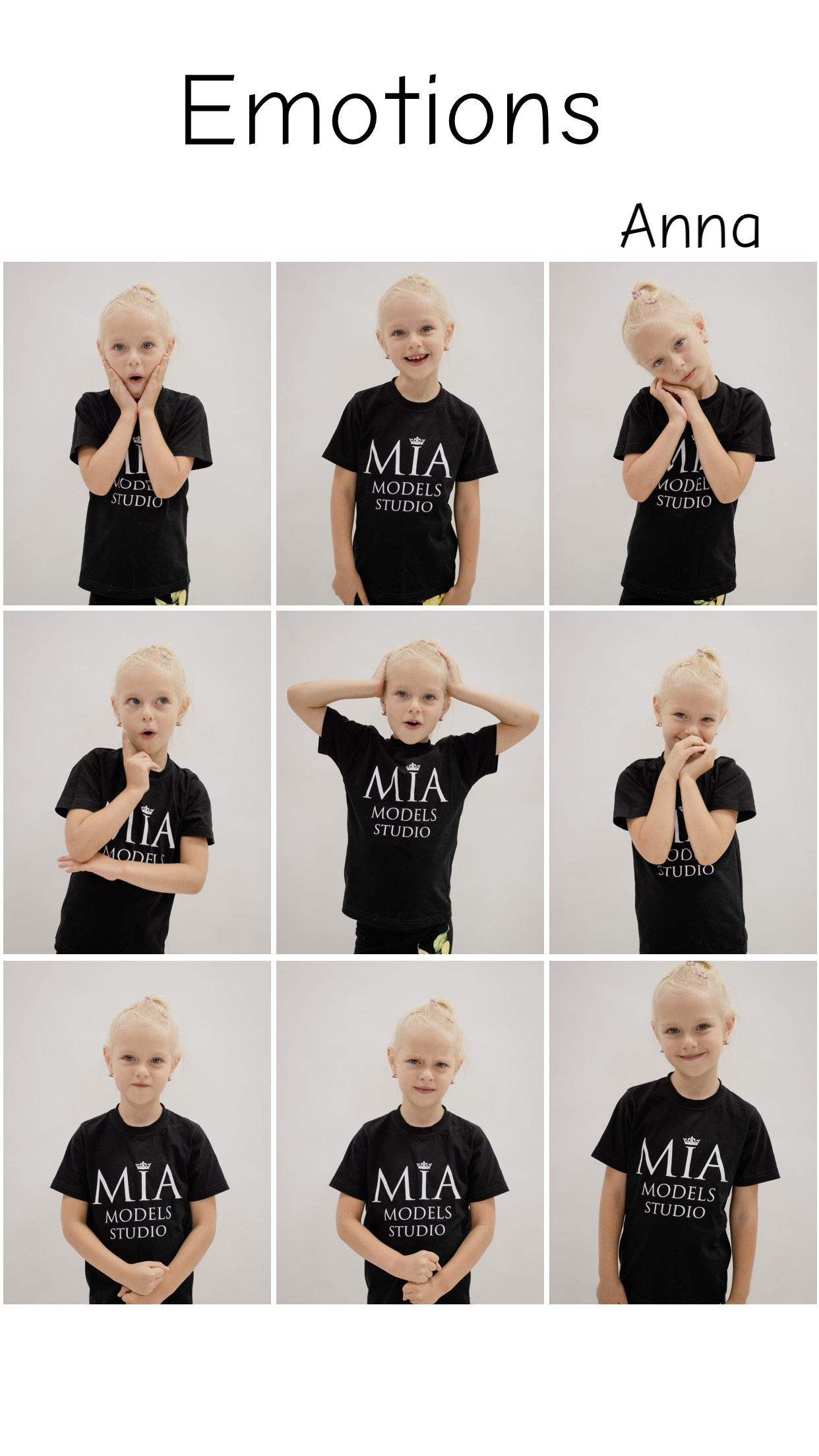 Карта ЭМОЦИЙ. Модельная студия MIA Models