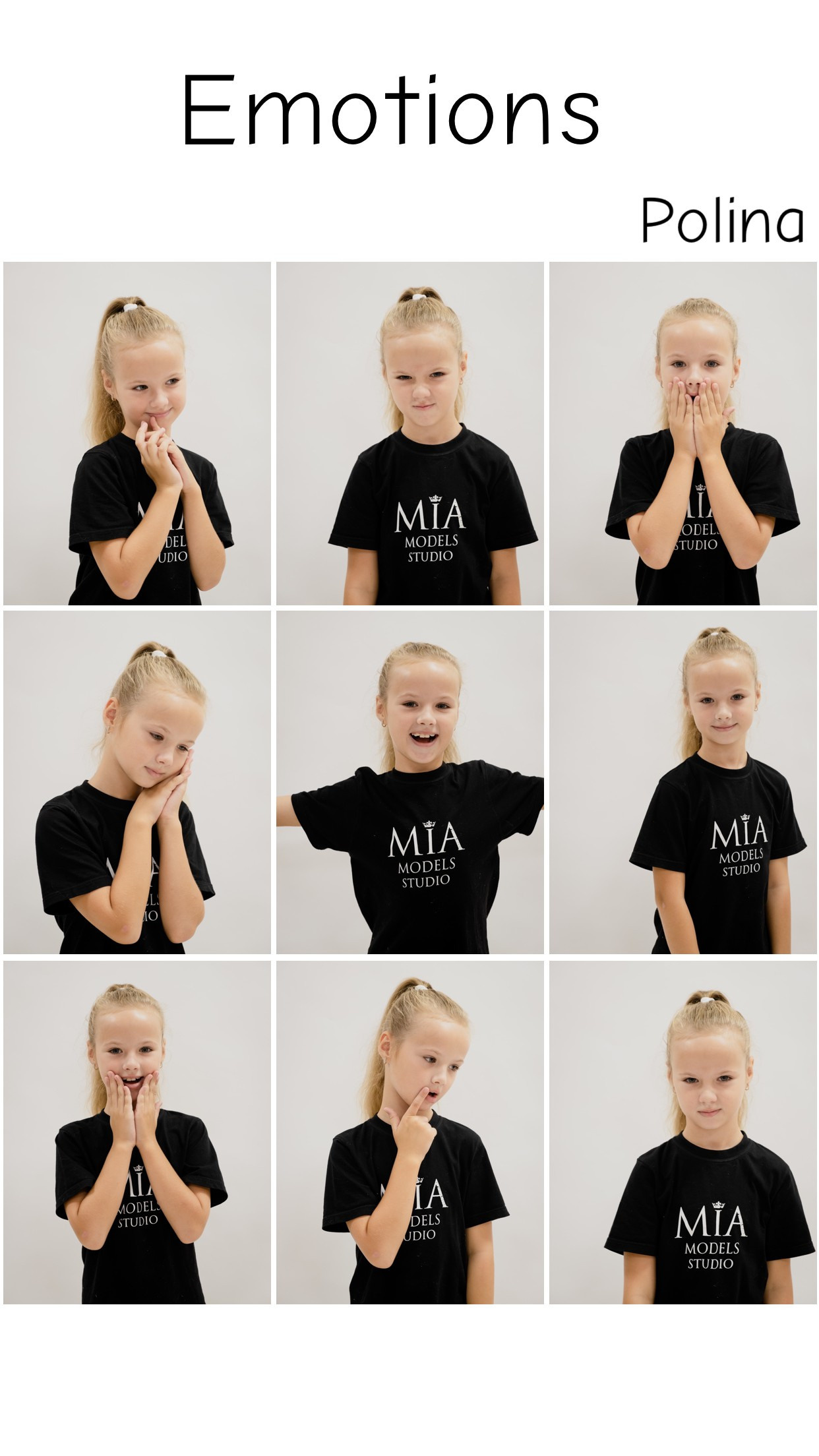 Карта ЭМОЦИЙ. Модельная студия MIA Models