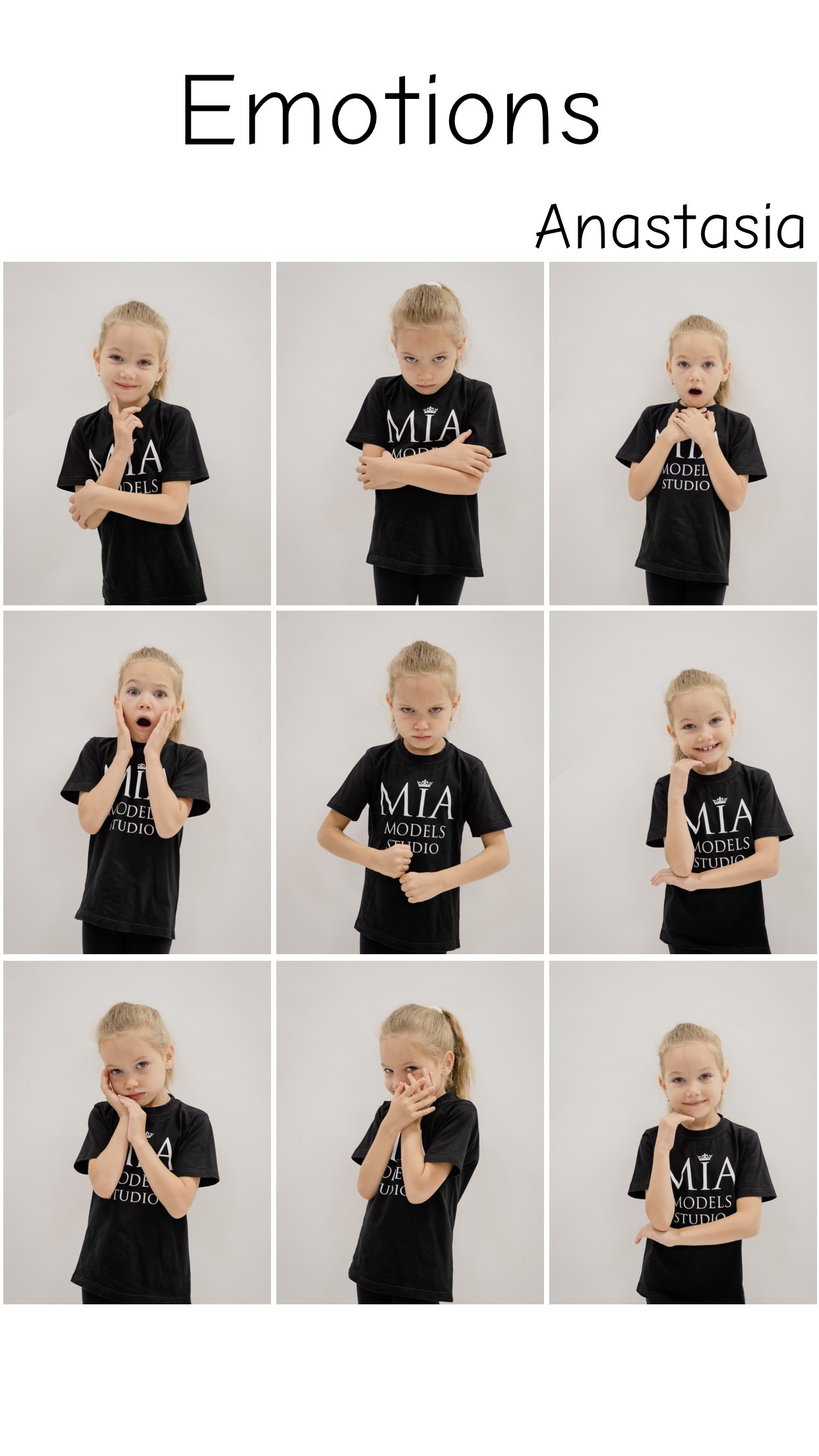 Карта ЭМОЦИЙ. Модельная студия MIA Models