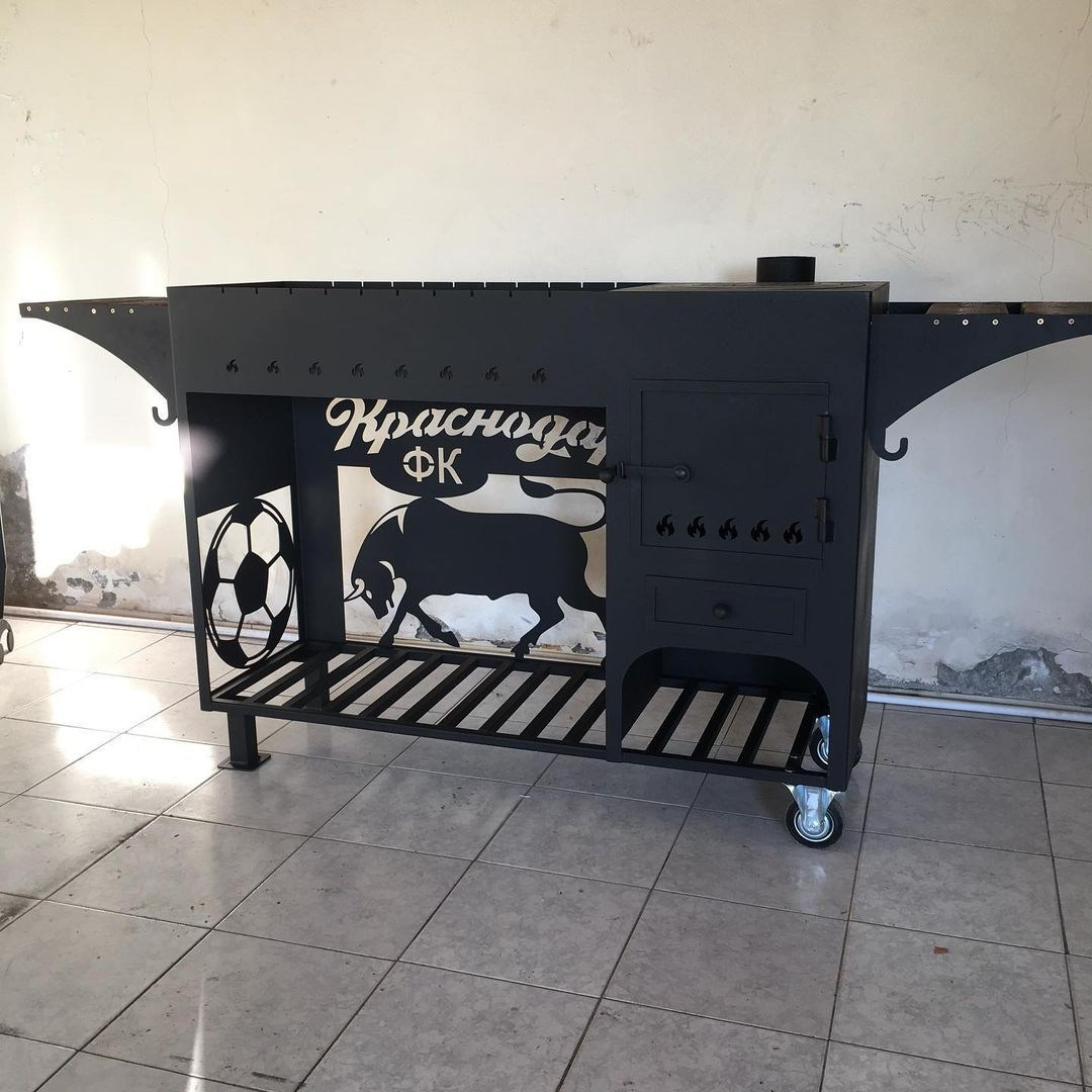 Мангалы с печью под казан. Купить / заказать мангал для дома в Краснодаре от производителя «Мангал Мастер»