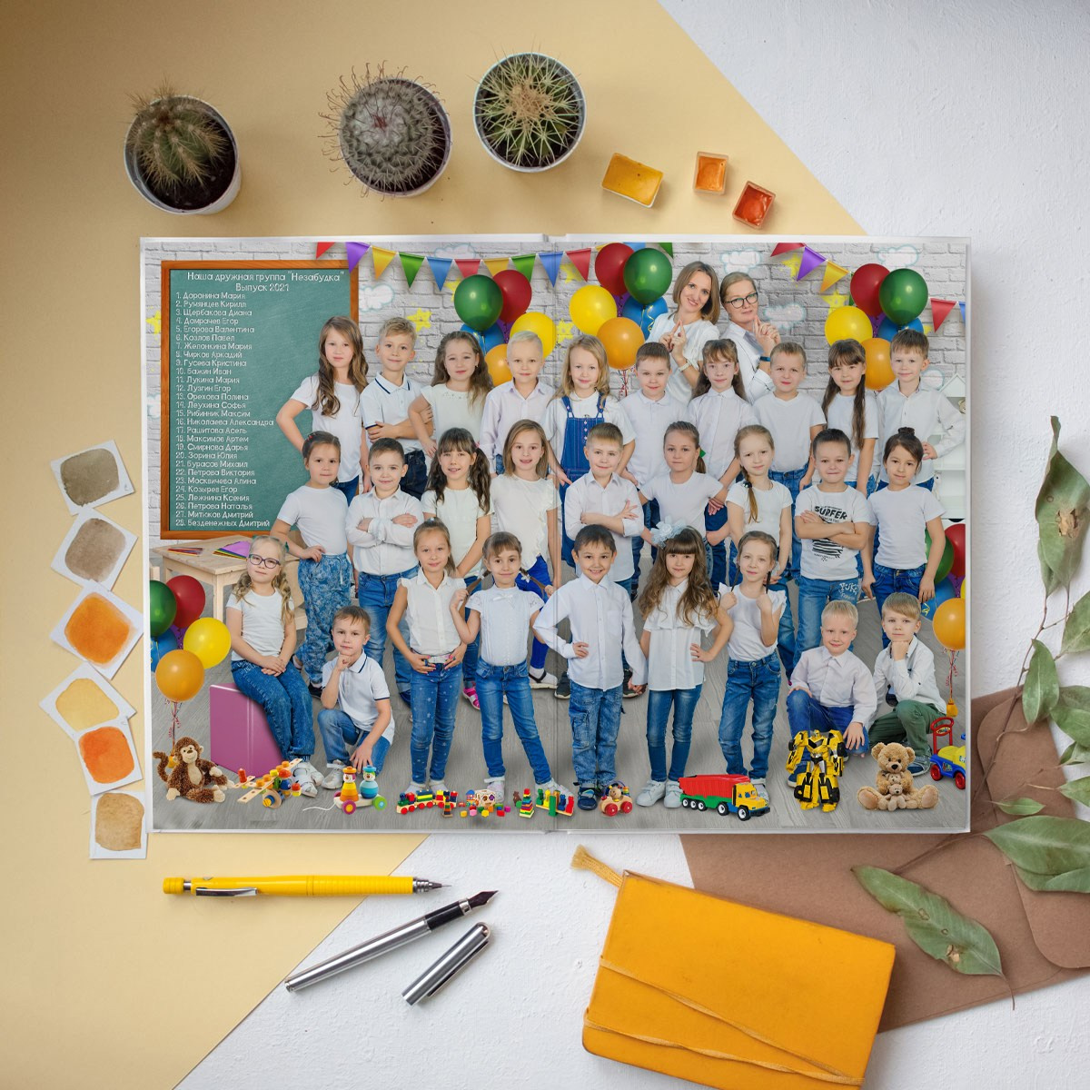 1 разворот ДС. Детский, семейный и школьный фотограф Светлана Волжанина