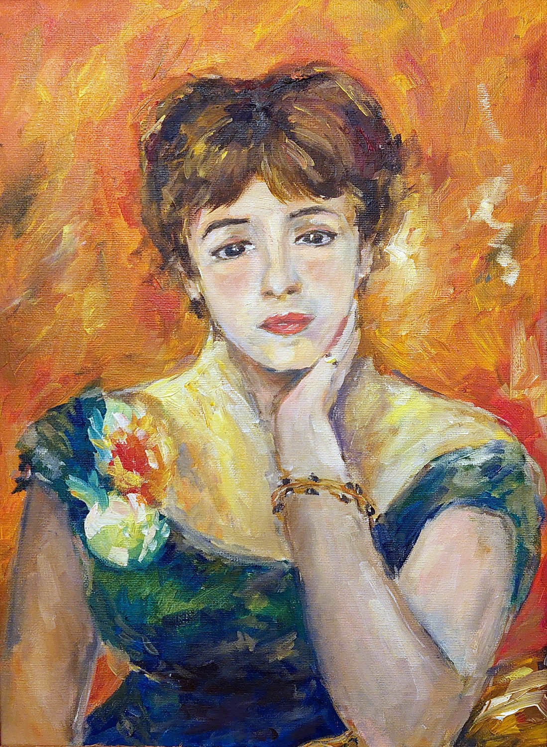 Портреты. Олеся Лопатина — художник. Диалог реализма и абстракции. Живопись, сотрудничество, подкаст. Санкт‑Петербург