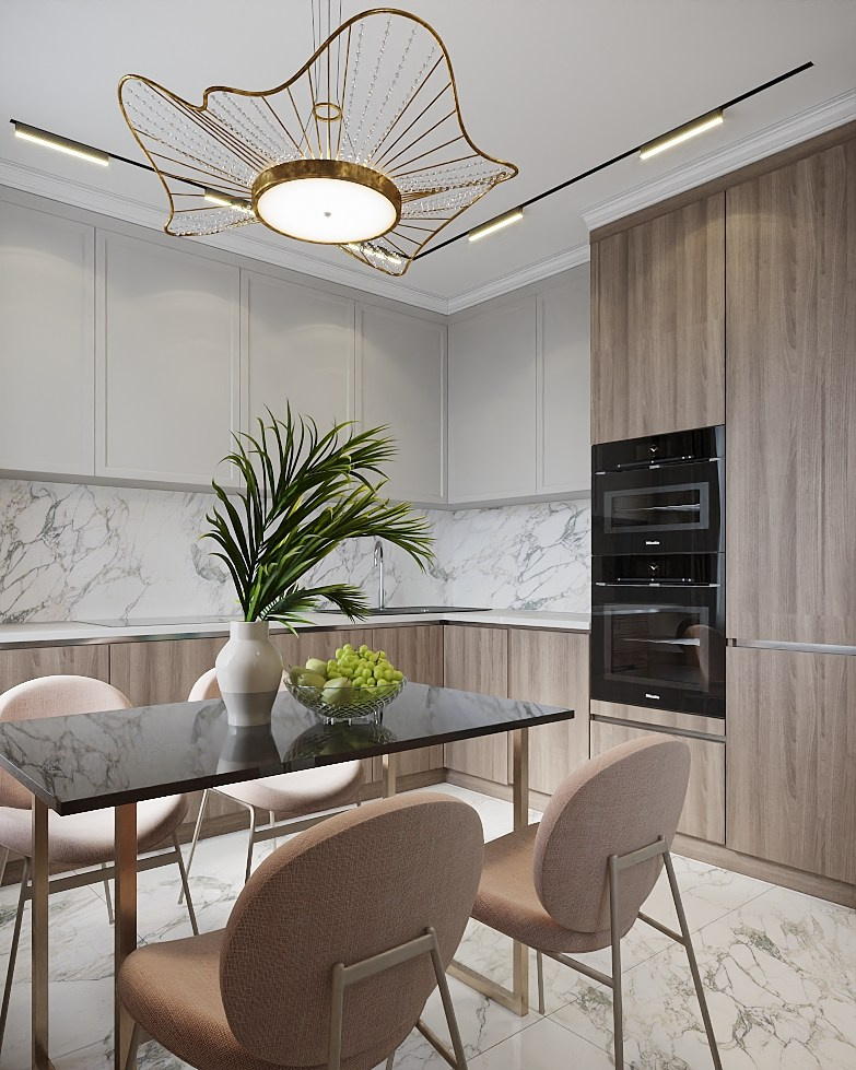 Квартира 74 м², в неоклассике, г. Москва. Студия дизайна