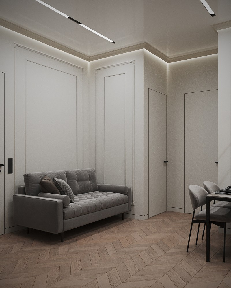 Шмитовский проезд 39к6. Дизайнер интерьера Ника Шуба