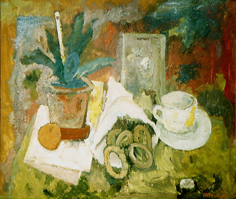 «Баранки» 1976 год Собр. Д. Томас. Испания. Художник Величко Вадим Семёнович